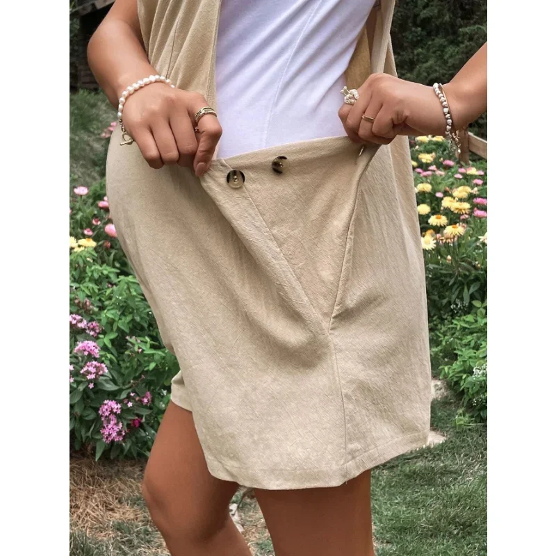 Maternity Jumpsuit Romper – Comfortable Pregnancy Style - Image 5
