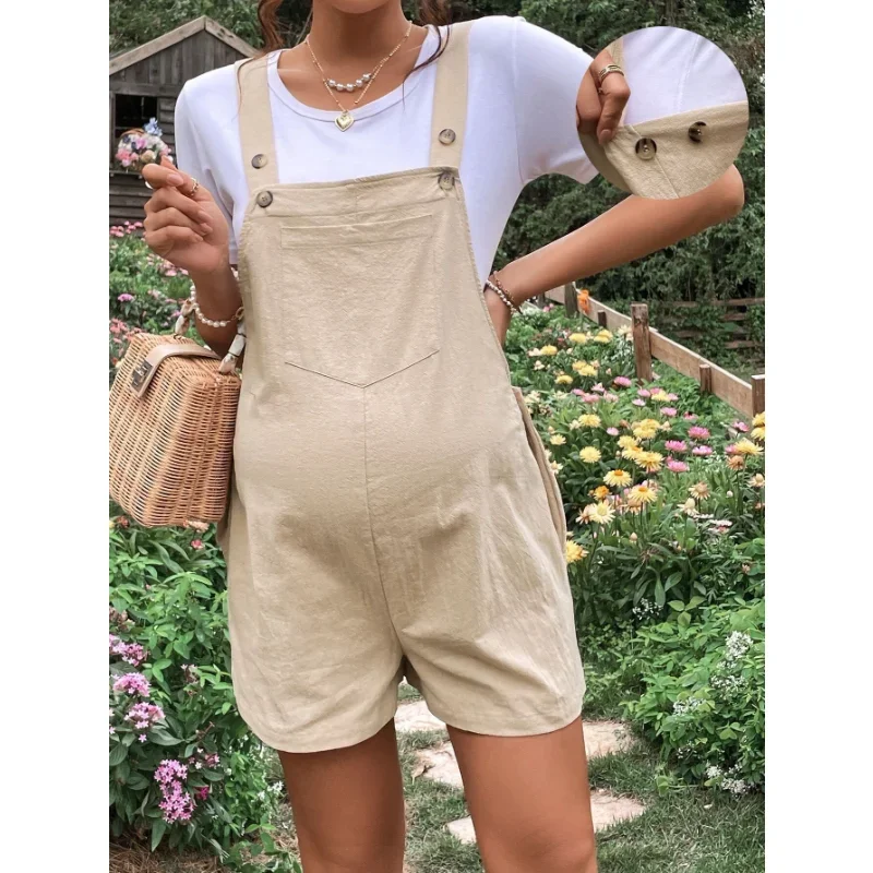 Maternity Jumpsuit Romper – Comfortable Pregnancy Style - Image 6