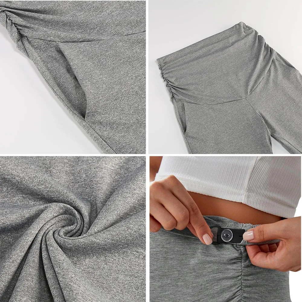 Maternity Wide Leg Pants – Over-Belly Comfort & Style - Image 4