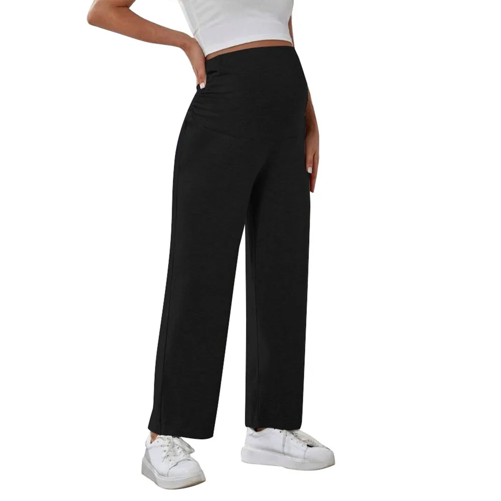Maternity Wide Leg Pants – Over-Belly Comfort & Style - Image 6