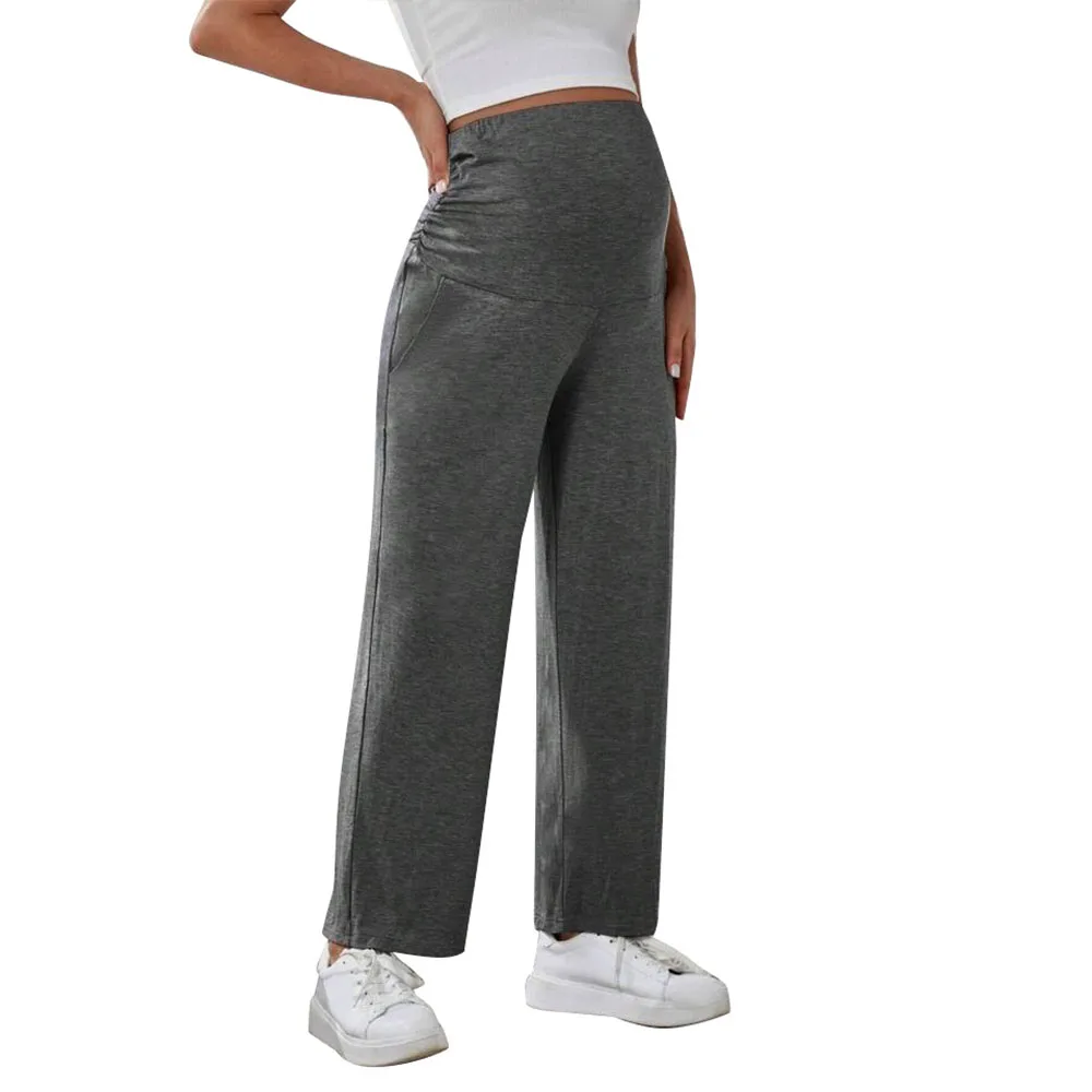 Maternity Wide Leg Pants – Over-Belly Comfort & Style - Image 8