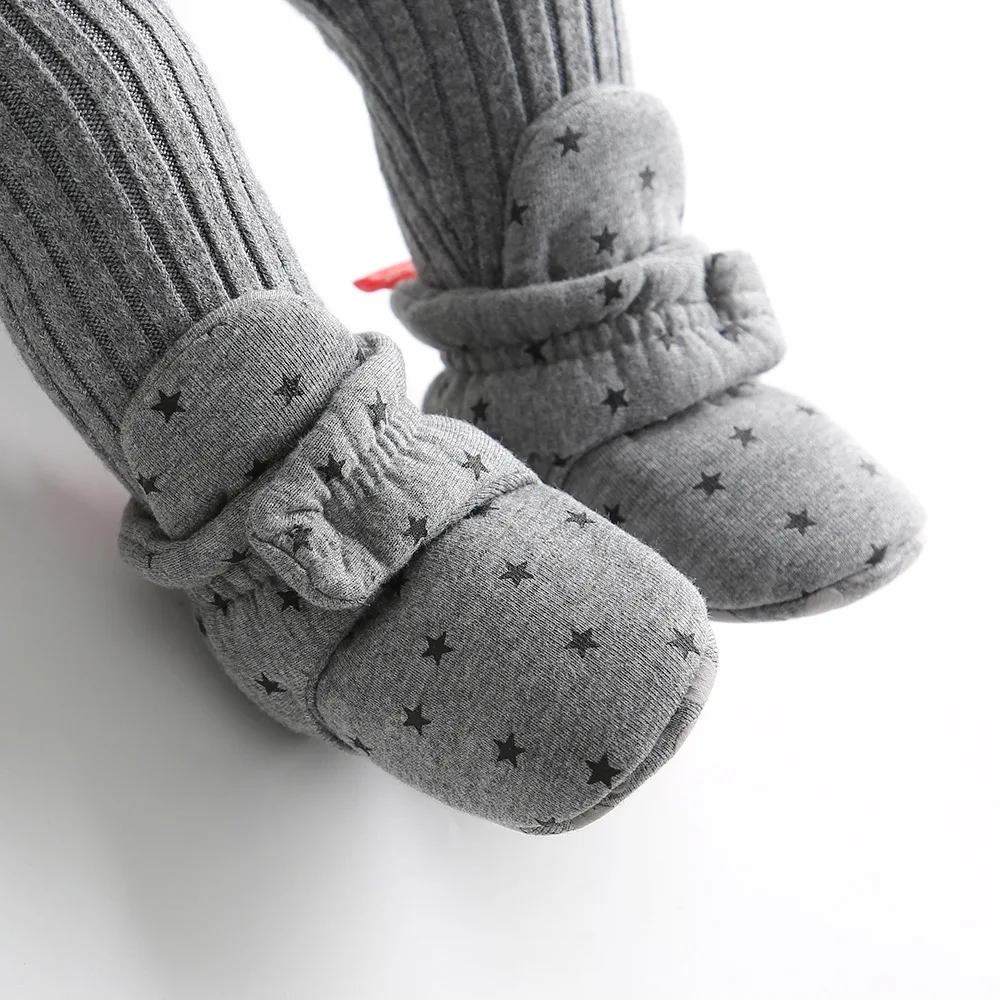 Baby First Walker Shoes – Soft Anti-Slip Star Booties - Image 3