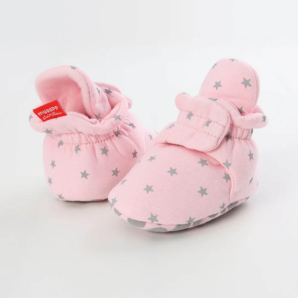 Baby First Walker Shoes – Soft Anti-Slip Star Booties - Image 4