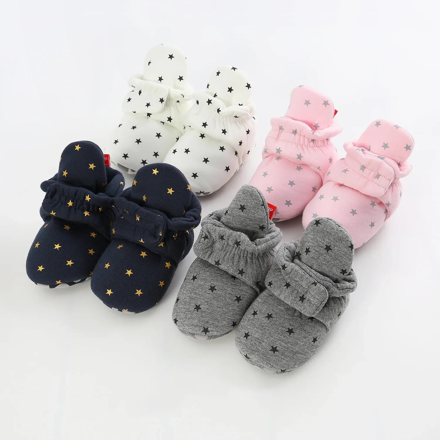Baby First Walker Shoes – Soft Anti-Slip Star Booties - Image 6