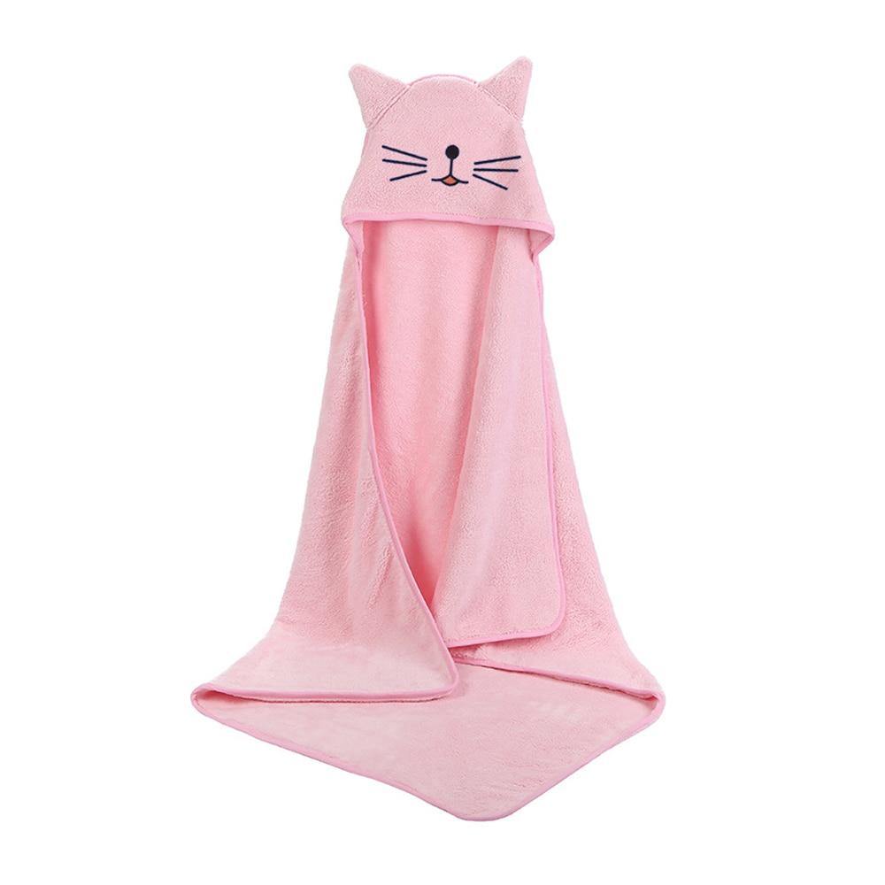 Newborn Fleece Hooded Bath Towel - Image 4