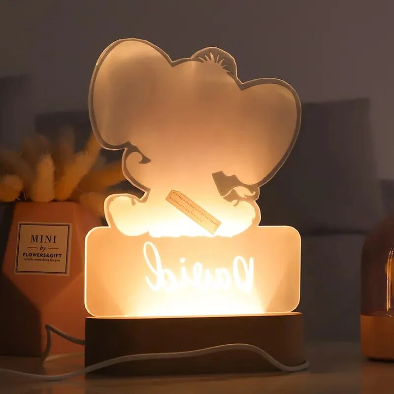 Personalised Baby Animal LED USB Night Light - Image 11