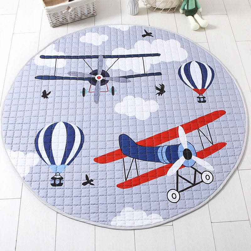 Planes & Hot Air Balloons Play mat - Image 4