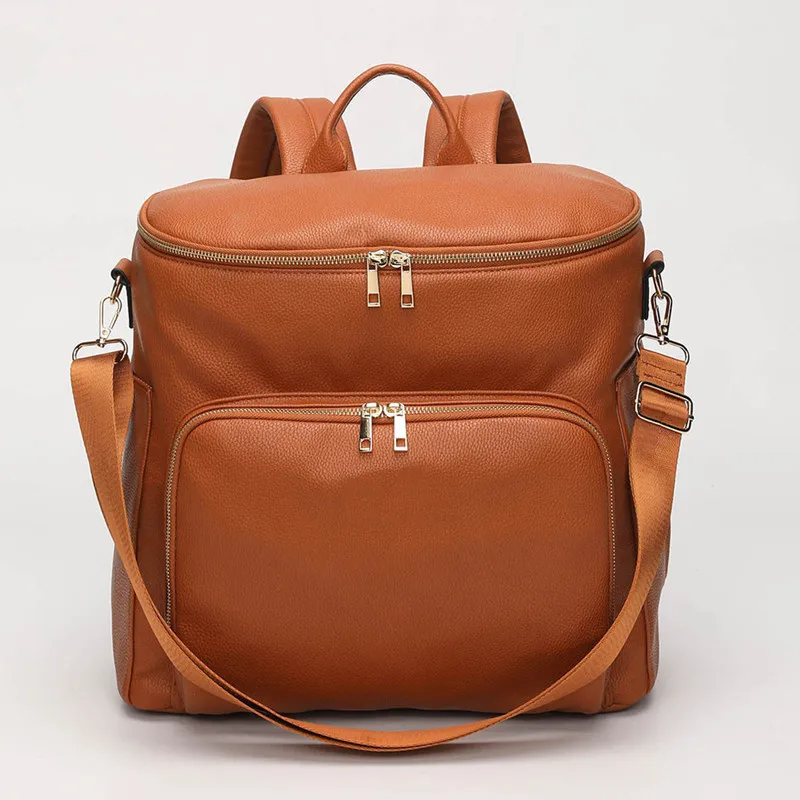 PU Leather Diaper Bag – Travel Ready - Image 3