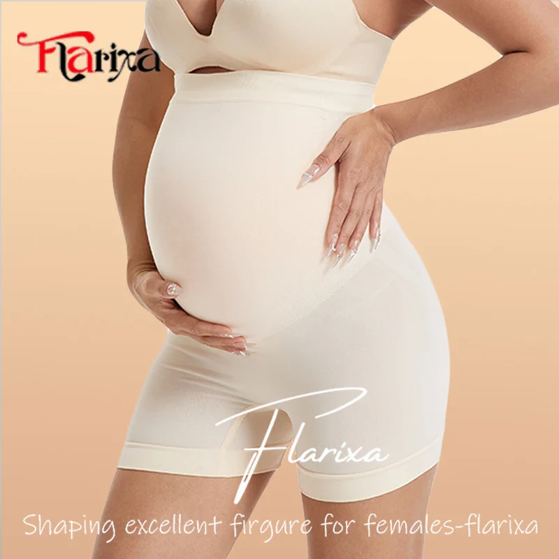 Seamless Maternity Underwear – High Waist Bump Support - Image 9