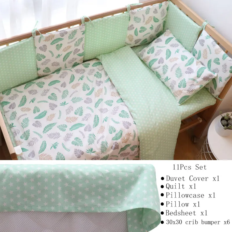Soft Cotton Baby Crib Bedding Set – Nursery Bundle - Image 11