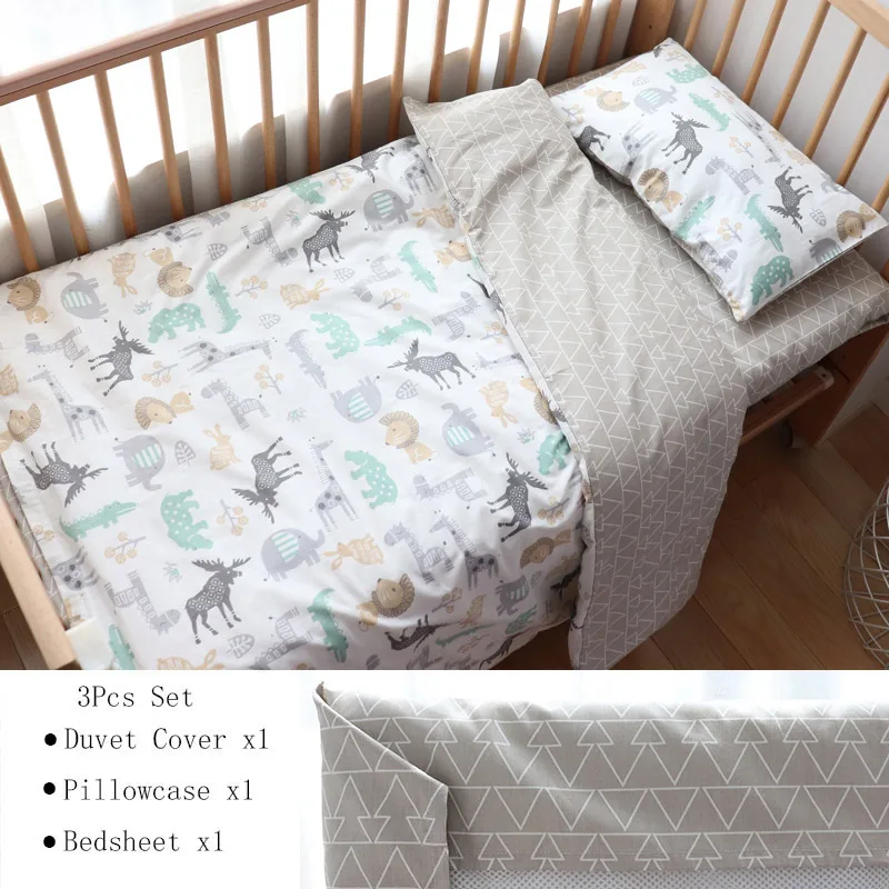 Soft Cotton Baby Crib Bedding Set – Nursery Bundle - Image 14