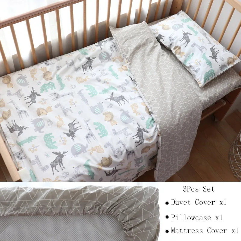 Soft Cotton Baby Crib Bedding Set – Nursery Bundle - Image 17