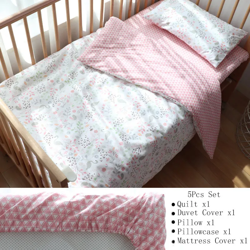 Soft Cotton Baby Crib Bedding Set – Nursery Bundle - Image 18