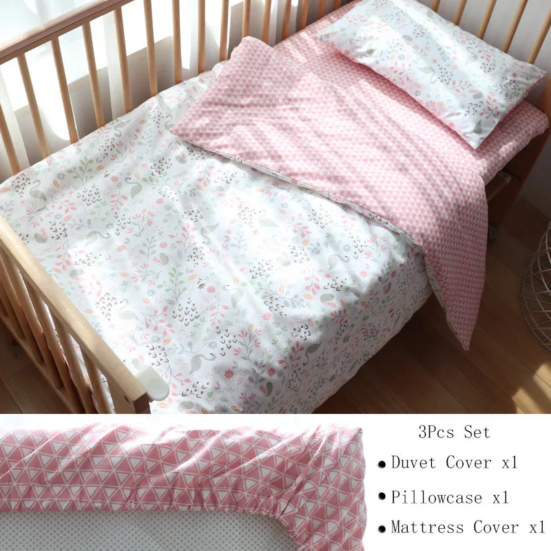Soft Cotton Baby Crib Bedding Set – Nursery Bundle - Image 19