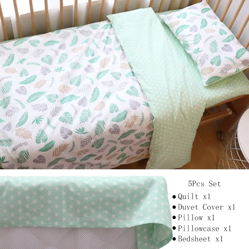 Soft Cotton Baby Crib Bedding Set – Nursery Bundle - Image 22