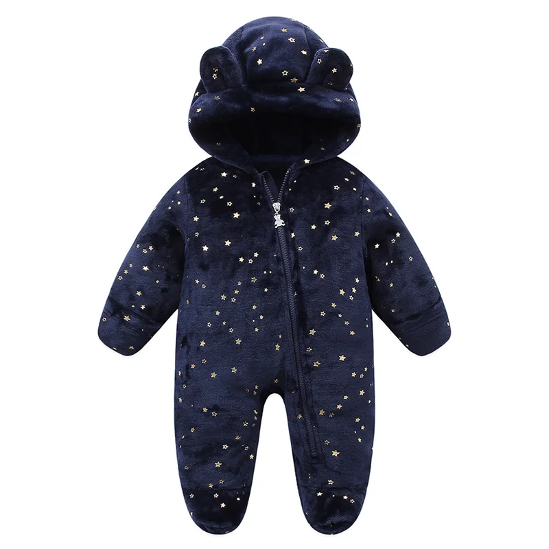 Newborn Flannel Jumpsuit – Warm Cartoon Romper - Image 10