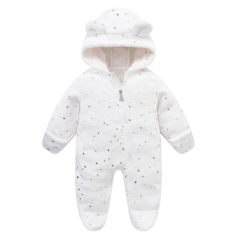Newborn Flannel Jumpsuit – Warm Cartoon Romper - Image 11
