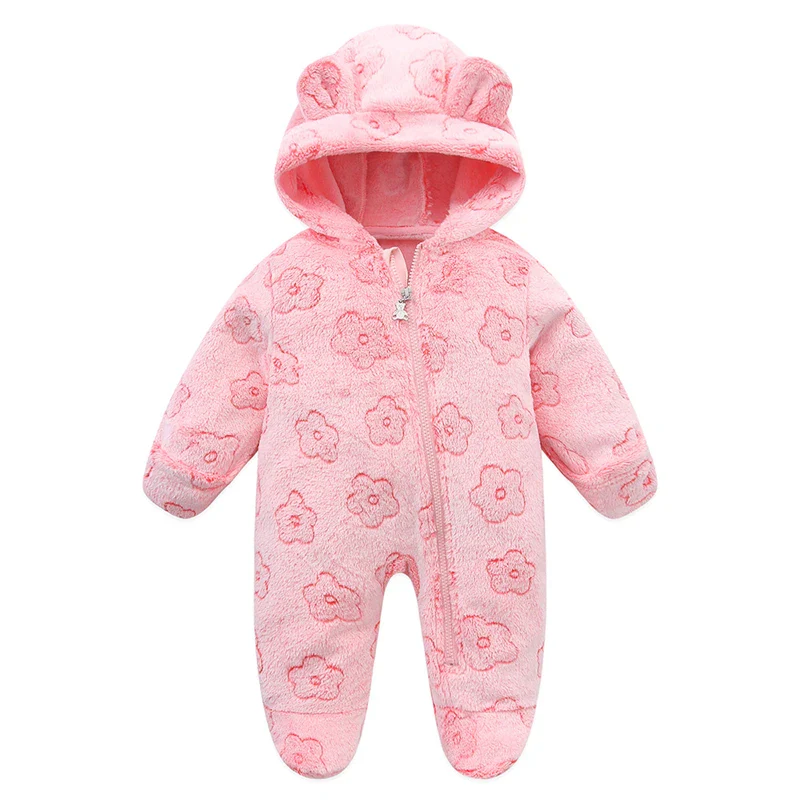 Newborn Flannel Jumpsuit – Warm Cartoon Romper - Image 7