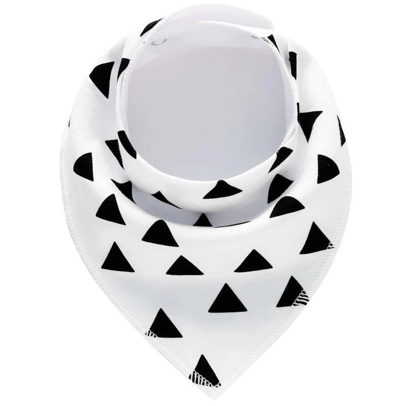 Triangle Scarf Cotton Baby Bibs - Image 10