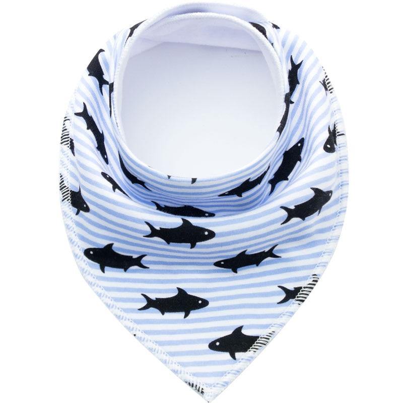 Triangle Scarf Cotton Baby Bibs - Image 12