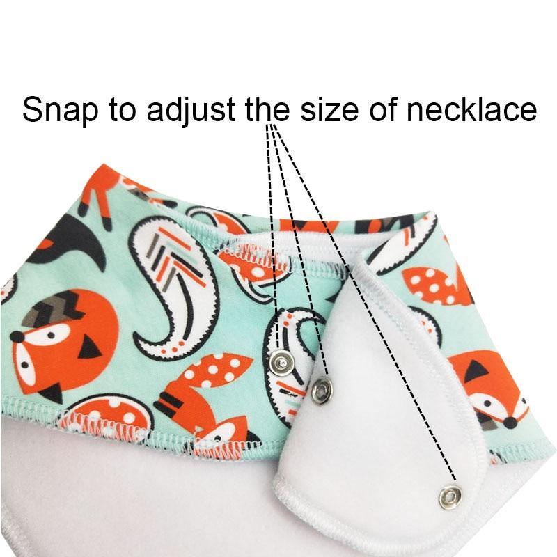 Triangle Scarf Cotton Baby Bibs - Image 5