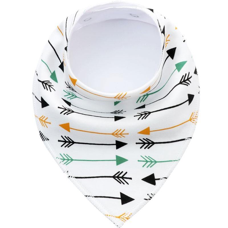 Triangle Scarf Cotton Baby Bibs - Image 7