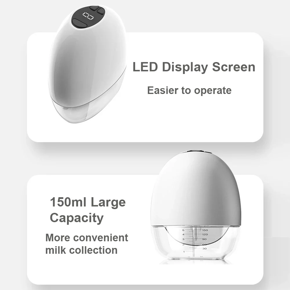 Wearable Breast Pump – Portable Electric Hands-Free - Image 3