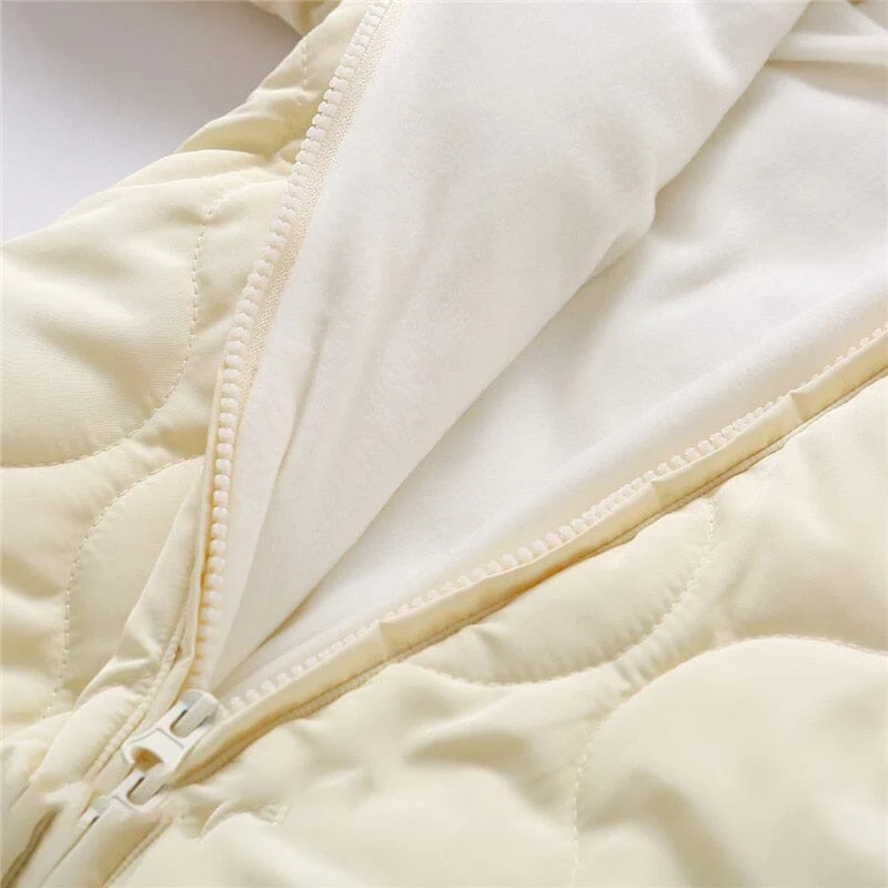 Winter Baby Fur Lining Bear Rompers - Image 8